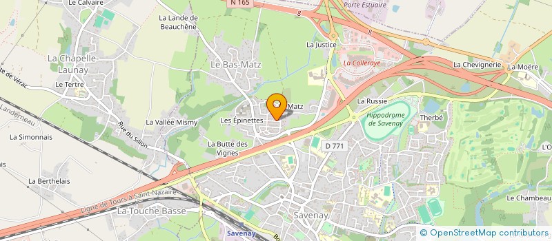 localisation de l'entreprise LA CABANE DES TOUP'TITS à SAVENAY