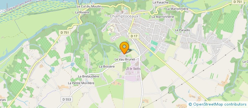 localisation de l'entreprise LA CABANE DRAINOISE à OREE D'ANJOU