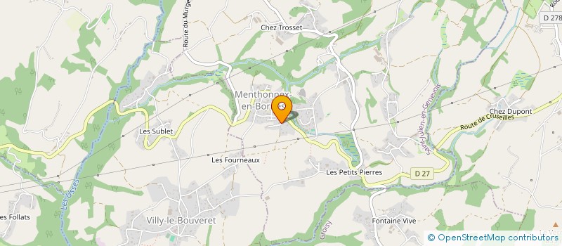 localisation de l'entreprise LA CABANE DU CERF  MENTHONNEX-EN-BORNES