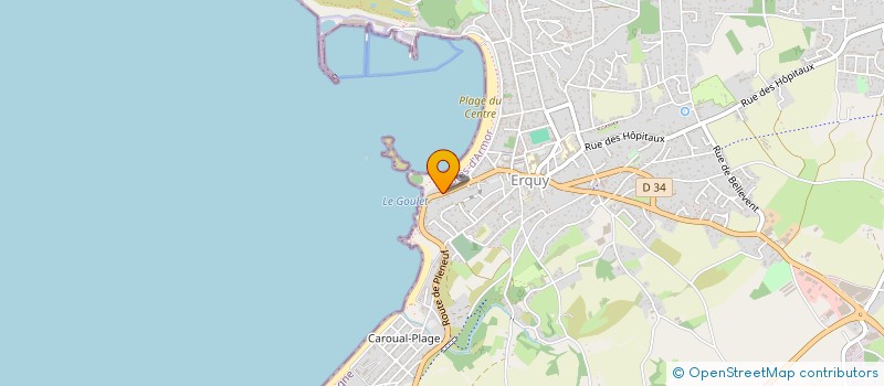 localisation de l'entreprise LA CABANE DU GOULET  ERQUY