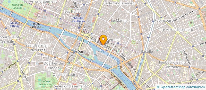 localisation de l'entreprise LA CABANE DU MARAIS à PARIS