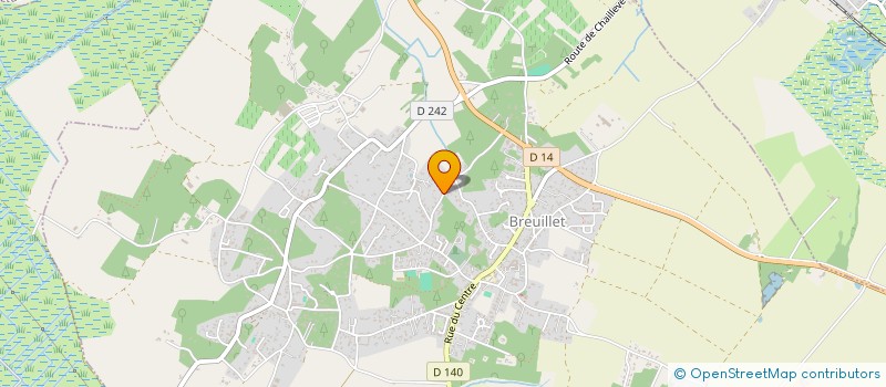 localisation de l'entreprise LA CABANE DU MIL'LIEUS à BREUILLET