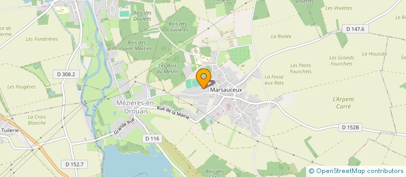 localisation de l'entreprise LA CABANE DU PECHEUR à MEZIERES-EN-DROUAIS