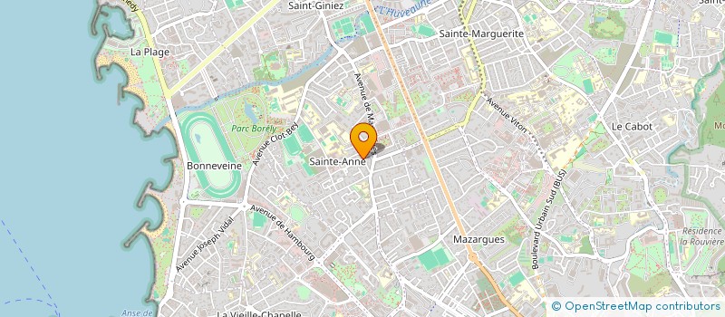 localisation de l'entreprise LA CABANE DU PECHEUR à MARSEILLE 8EME