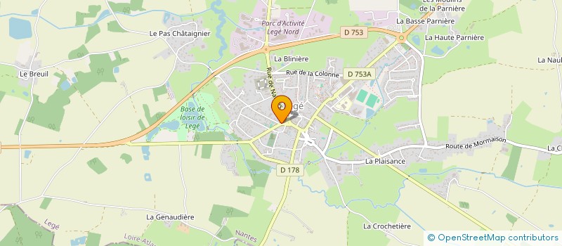 localisation de l'entreprise LA CABANE MAGIQUE à LEGE
