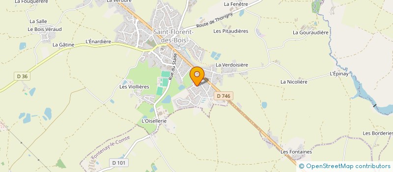 localisation de l'entreprise LA CABANETTE à RIVES DE L'YON