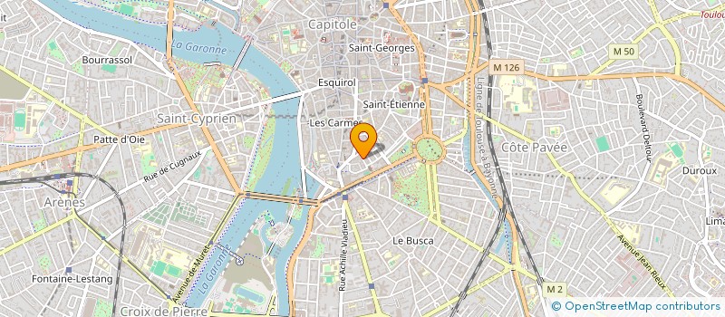 localisation de l'entreprise LA CABANITUDE  TOULOUSE