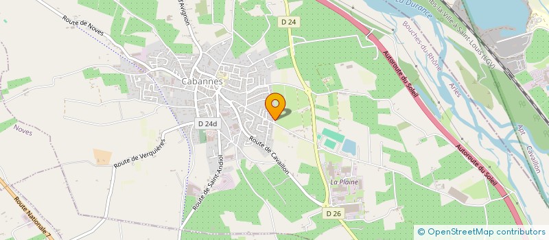 localisation de l'entreprise LA CABANNE SYFRA  CABANNES