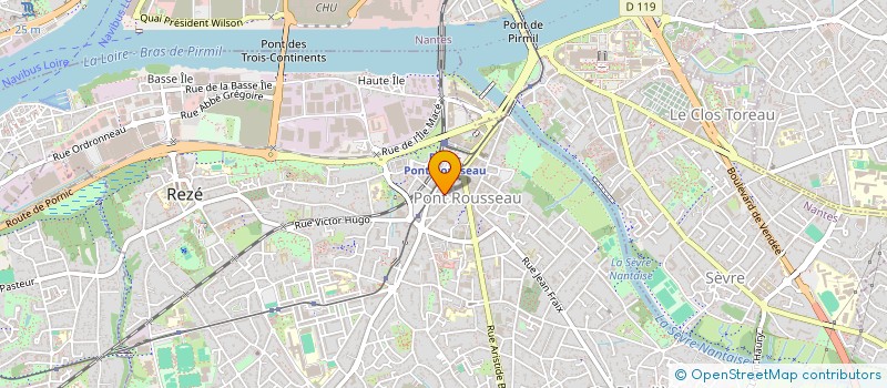 localisation de l'entreprise LA CABBIE HOSTEL à REZE