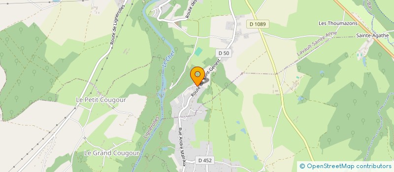 localisation de l'entreprise LA CABINE  LAVAULT-SAINTE-ANNE