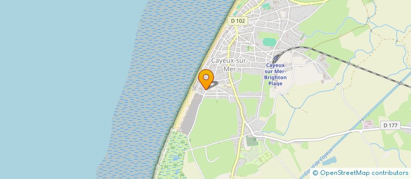 localisation de l'entreprise LA CABINE DE MOUNE à CAYEUX-SUR-MER