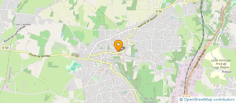 localisation de l'entreprise LA CABIOTTE DES CUINAT  CHAPONOST