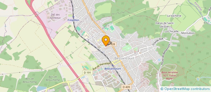 localisation de l'entreprise LA CABLERIE à BESSANCOURT