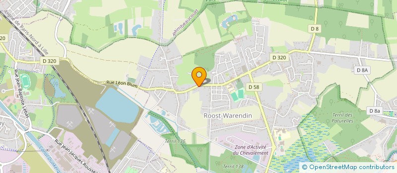 localisation de l'entreprise LA CABOCHE  ROOST-WARENDIN
