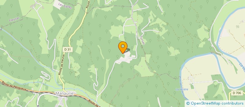 localisation de l'entreprise LA CABORNE  TURSAC