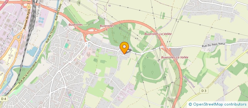 localisation de l'entreprise LA CABORNE  BUXEROLLES