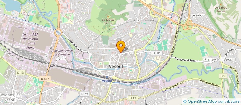 localisation de l'entreprise LA CABOSSE à VESOUL
