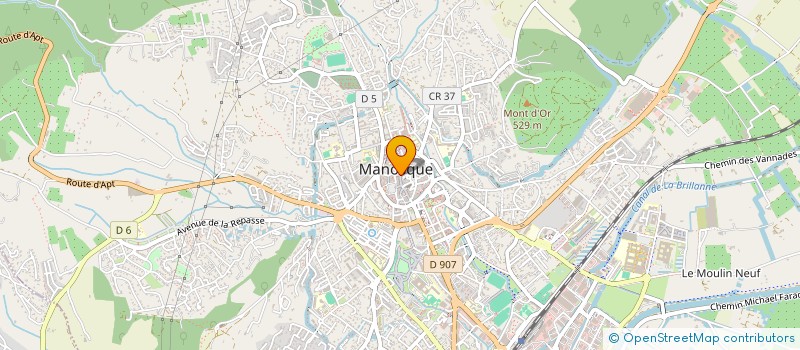 localisation de l'entreprise LA CABOSSE à MANOSQUE