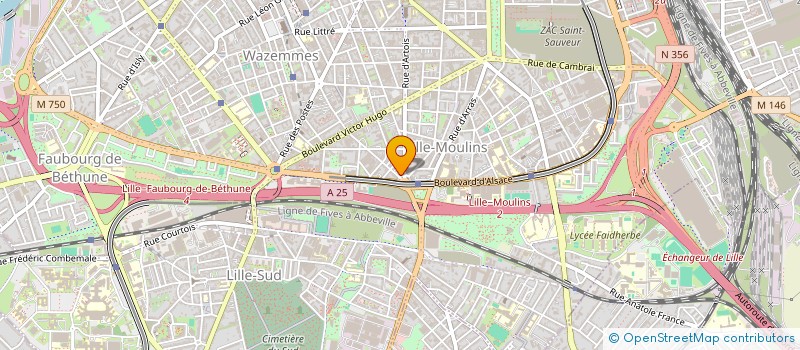 localisation de l'entreprise LA CABOSSE à LILLE