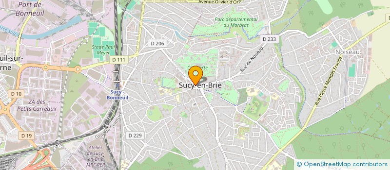 localisation de l'entreprise LA CABOSSE GOURMANDE à SUCY-EN-BRIE