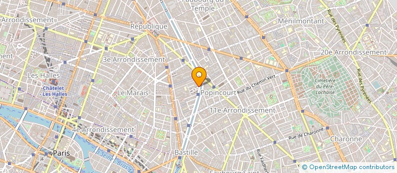 localisation de l'entreprise LA CABRA  PARIS