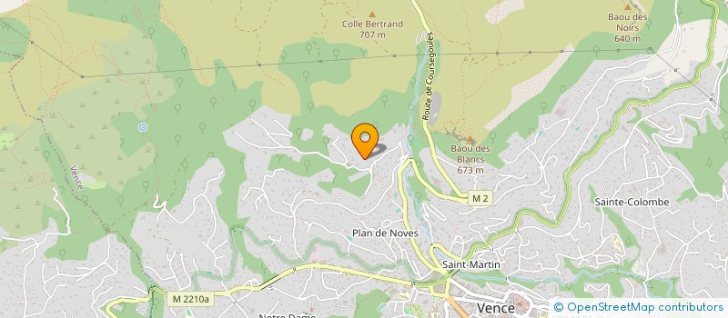 localisation de l'entreprise LA CABRA D OR  VENCE