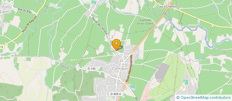 localisation de l'entreprise LA CABRETTE  CONNAUX