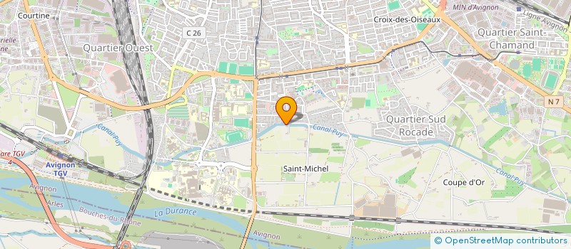 localisation de l'entreprise LA CABRI  AVIGNON