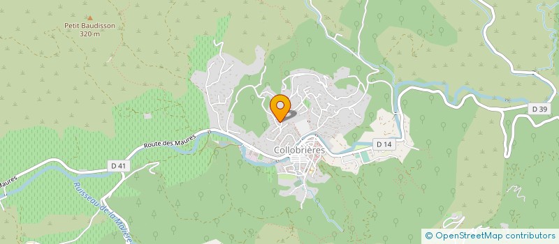 localisation de l'entreprise LA CABRIERE à COLLOBRIERES