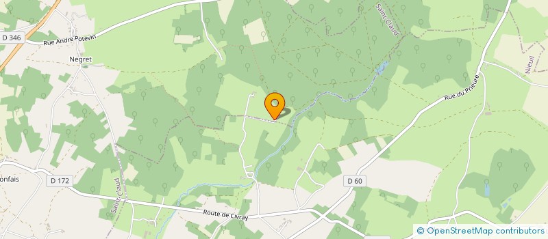localisation de l'entreprise LA CABRIOTTE à SAINT-CLAUD