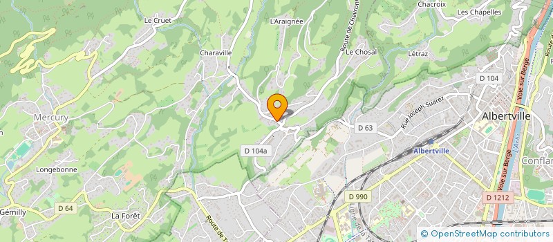 localisation de l'entreprise LA CACHETTE  MERCURY