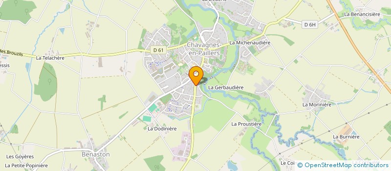 localisation de l'entreprise LA CACOPHONIE DES ANGES  COURNON