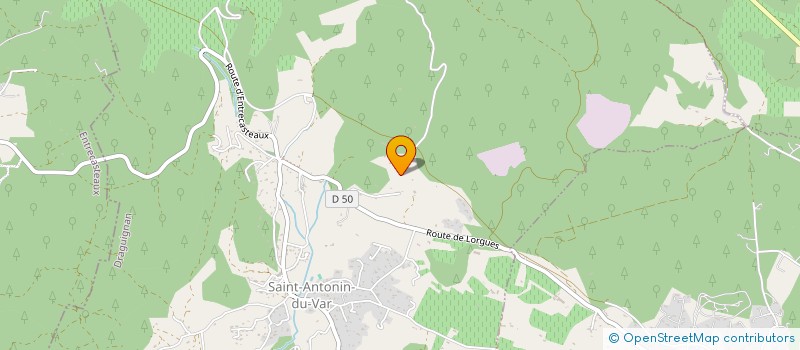 localisation de l'entreprise LA CADENIERE  SAINT-ANTONIN-DU-VAR