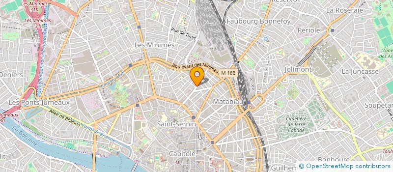 localisation de l'entreprise LA CADETTE à TOULOUSE