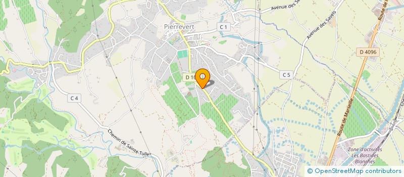 localisation de l'entreprise LA CADICHONNE  PIERREVERT