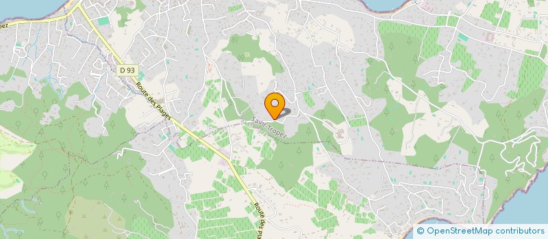 localisation de l'entreprise LA CADIERE à SAINT-TROPEZ