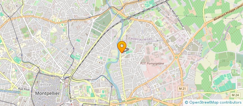 localisation de l'entreprise LA-CADOTHEQUE à MONTPELLIER