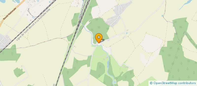 localisation de l'entreprise LA CADOUE  MARCAY