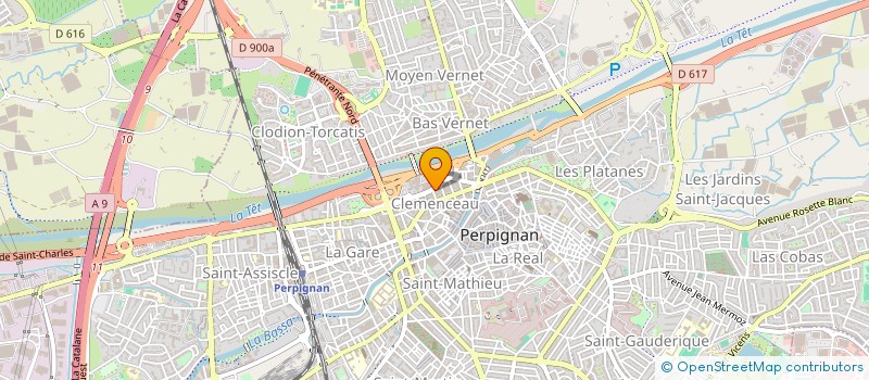 localisation de l'entreprise LA CADRANIERE  PERPIGNAN