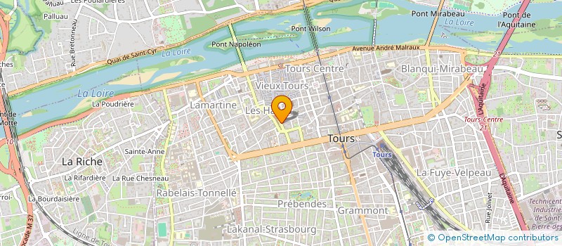 localisation de l'entreprise LA CAFETIERE  TOURS