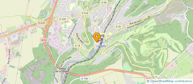 localisation de l'entreprise LA CAFETIERE à LONGWY
