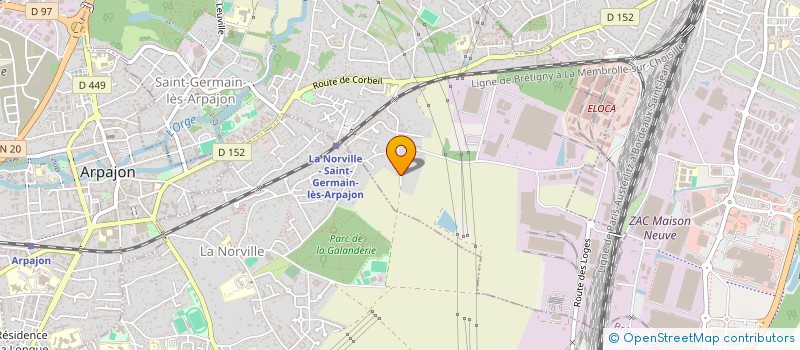 localisation de l'entreprise LA CAFETIERE AUTOMATIQUE à SAINT-GERMAIN-LES-ARPAJON