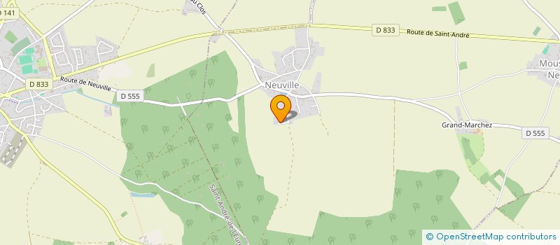 localisation de l'entreprise LA CAGE A POULES  RICHARDMENIL