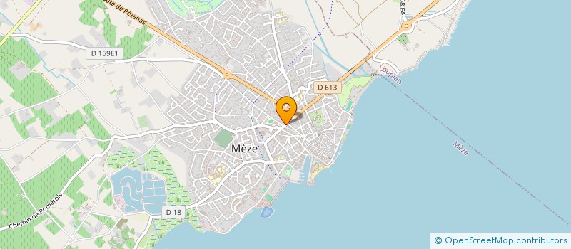 localisation de l'entreprise LA CAGETTE à MEZE