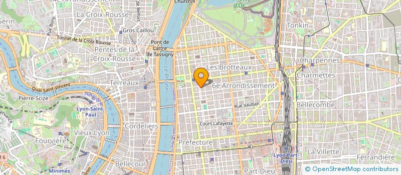 localisation de l'entreprise LA CAGNA  LYON