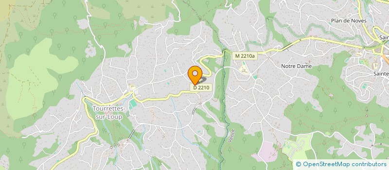 localisation de l'entreprise LA CAGNOTTE JEAN ORDAN  TOURRETTES-SUR-LOUP