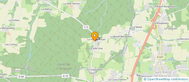 localisation de l'entreprise LA CAHUETTE  GUENIN