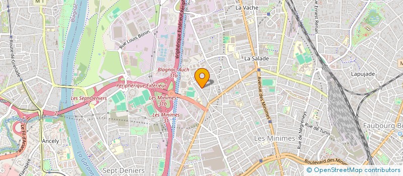 localisation de l'entreprise LA CAHUSSE à TOULOUSE