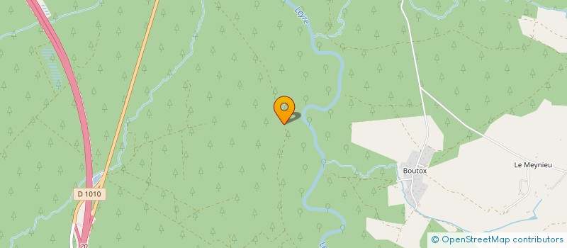 localisation de l'entreprise LA CAHUTE  BELIN-BELIET