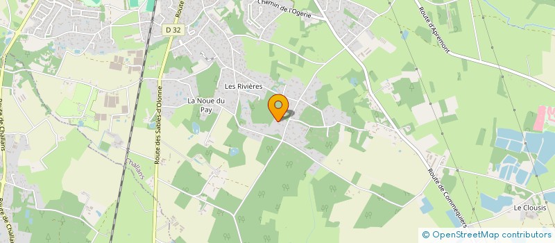 localisation de l'entreprise LA CAILLAUDIERE à CHALLANS